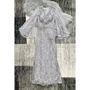 Fordonna‎ Women's Grey MOTFB-PROM-EVENING Gown Size 1** See Measurements